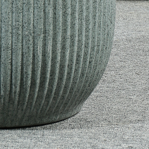 Pot de fleurs sur pied simple, blanc et gris, design moderne minimaliste, pour <span class=keywords><strong>extérieur</strong></span> et intérieur, personnalisable, fait main, pour la maison - Product Image 2