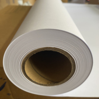 80gsm, 508mm/610mm/880/914mm/1070mm de papel de dibujo de ingeniería, papel de diseño de papel para materiales de entrenamiento, núcleo de 2 pulgadas