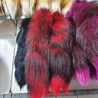 Nouvelle Queue de Renard Véritable Luxueuse et Moelleuse de 40 cm, Grande Taille, Importée, pour Vêtements - Collection 2026