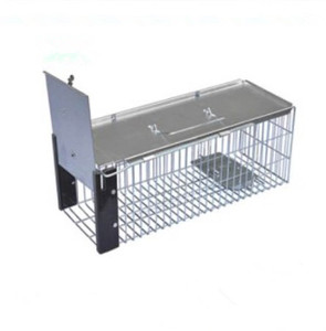 <span class=keywords><strong>Cage</strong></span> pliable en fil de fer galvanisé, grande taille, souris, belette, chien, chat, rongeurs, piège - Product Image 5
