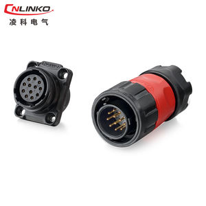 Cnlinko Ym20 Series 2 3 4 5 6 7 9 12 14 Ip68 Pin Водонепроницаемый проводной коннектор мужской женский круговой авиационный коннектор - Product Image 6