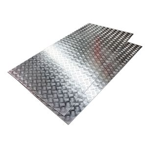Tôles d'aluminium gaufrées à motif écaillé pour panneaux de sol antidérapants de camions et remorques - Product Image 1
