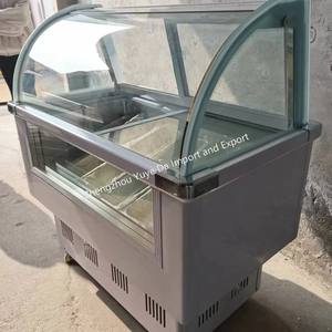 Gran oferta, helado de pescado, doble puerta de cristal, pantalla <span class=keywords><strong>Flash</strong></span>, congelador rápido comercial, nevera, refrigerador, congelador para el hogar - Product Image 4