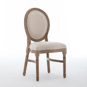 كرسي <span class=keywords><strong>Louis</strong></span> مسند ظهر عصري من الخشب الصلب في القرون الوسطى ، كرسي ريفي غير رسمي في الولايات المتحدة الاسكندنافية - Product Image 6