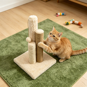 Muebles para Gatos de Interior con Cama de Felpa y Postes Rascadores de Sisal para un Descanso Cómodo y el Cuidado de las Uñas, Árbol para Gatos - Product Image 2
