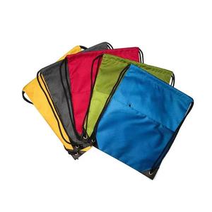 Mochila con Cordón Ajustable Impermeable de Oxford 420D con Logotipo Personalizado para Gimnasio y Deportes, Bolsa con Cierre y Esquinas de Cuero, OEM - Product Image 6
