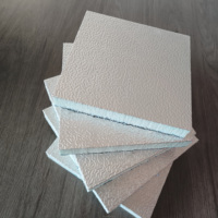 Feuille d'aluminium rectangulaire laminée double face |   Utilisation en milieu hospitalier et scolaire, bonne adhérence pour les panneaux composites d'isolation