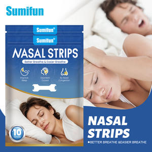 Tiras nasales de etiqueta privada Mejor respiración Tiras nasales Aliviar la congestión nasal Dejar de roncar Buen sueño - Product Image 2