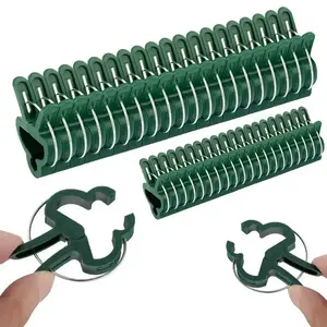 DREA apoio jardinagem verde Plant & Flower Vine Lever Loop Clipes Gripper Plantas Fixture Clips 20 PCS