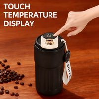 Gobelet isotherme en acier inoxydable classique avec logo personnalisé, affichage numérique de la température LED, tasse thermique intelligente, vaisselle de voyage