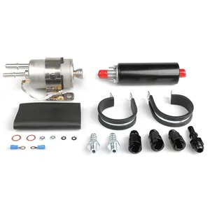 GSL392 255LPH Inline Fuel Pump & 58 PSI EFI Fuel Filter Regulator Kit With 6AN Fittings