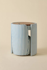 Flip-Top <strong>Mirror</strong> <strong>Vanity</strong> <strong>Table</strong>, Hidden Storage Dressing <strong>Table</strong> with Storable Stool, Space-Saving Upholstered Makeup Desk, Style - Product Image 4