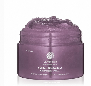 Gommage corporel au sel de la mer de Guérande, ambre foncé et vanille, exfoliant parfumé pour le soin quotidien de la peau et le bien-être spa - Product Image 6