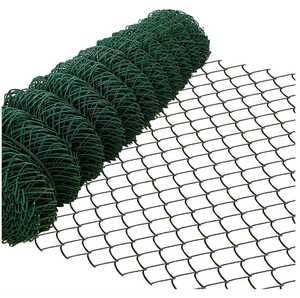 Grillage cyclonique <span class=keywords><strong>galvanisé</strong></span> à chaud, <span class=keywords><strong>rouleau</strong></span> <span class=keywords><strong>de</strong></span> clôture en treillis soudé enduit <span class=keywords><strong>de</strong></span> PVC <span class=keywords><strong>de</strong></span> 8 pieds pour fermes et clôtures sportives, avec cadre métallique - Product Image 3