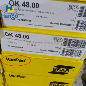 Chuyên cung cấp thép carbon ok48.00 và điện cực thép hợp kim thấp, điện cực thép carbon thấp AWS a5.1e7018h4r - Product Image 4