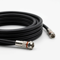 Câble coaxial Quad Shield RG11 75 Ohm à blindage quatre couches, faible perte, WDFR11, câble de distribution en vrac pour antenne de télévision par satellite