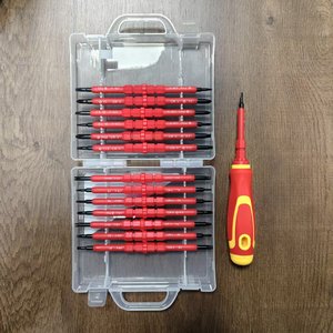 Multi-Bit <b>Screwdriver</b> Set 29 In 1 Cross Phillips Insulated Magnetic Handle For Home Electronics Repair Tools - Product Image 3