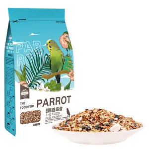 Groothandel Kwaliteit Huisdier Voedsel Natuurlijke Vogel Feed Voeden Pil Dark Wind, Tijger Huid, Pioen Mix Papegaai Vogel Voedsel