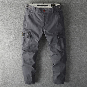 <span class=keywords><strong>Pantalon</strong></span> <span class=keywords><strong>Homme</strong></span> <span class=keywords><strong>Tendance</strong></span> Printemps Automne Décontracté Respirant Anti-Salissures Résistant à l'Usure Multi-Poches Lourd - Product Image 2