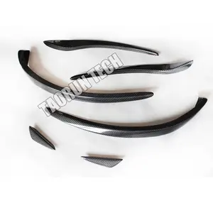 Ailerons latéraux de pare-chocs avant en fibre de carbone pour Benz W117 CLA180 CLA200 CLA250 CLA45 <span class=keywords><strong>AMG</strong></span> Sport Bumper 13 - 15 - Product Image 3