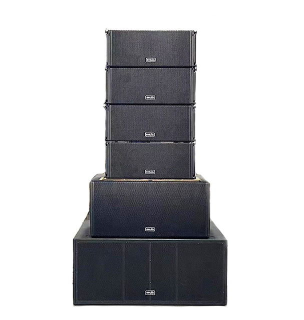 Pa System Dual 10 Inch Outdoor Church Concert Music Event Professional Sound System Hybrid