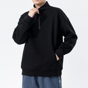 <span class=keywords><strong>Felpa</strong></span> da uomo <span class=keywords><strong>con</strong></span> collo a mezza Zip <span class=keywords><strong>con</strong></span> tasche risvolto Casual manica lunga <span class=keywords><strong>Polo</strong></span> Pullover sportivo top - Product Image 5