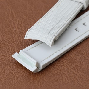 Bracelet de <span class=keywords><strong>montre</strong></span> en caoutchouc TPU à extrémité incurvée pour Omga Rlex <span class=keywords><strong>Daytona</strong></span> Sbmariner, bracelets de <span class=keywords><strong>montre</strong></span> en silicone liquide souple, multicolores, 20 mm - Product Image 6