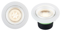 Mini plafonnier LED 70mm 6W pour hôtel et maison 99Ra 3.15 pouces étanche sans scintillement IP44 Downlights