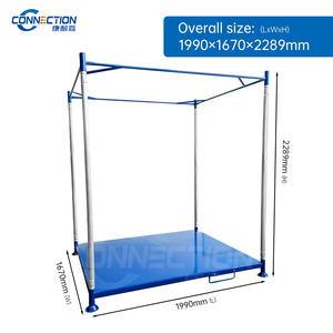 Scaffalature Portapallet Smontabili e Impilabili per Magazzino, Robuste e Verniciate a Polvere - Product Image 4
