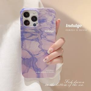 Funda para iPhone 16 Pro Max con diseño de tinta blanca y negra, adecuada para Apple 17, funda simple a prueba de golpes para teléfono 15 - Product Image 2