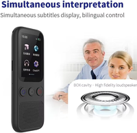 Traducteur vocal instantané hors ligne intelligent Android, portable, bidirectionnel, S80 IPS Wi-Fi, 138 langues pour les réunions