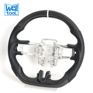 Volante de Carreras Personalizado de Fibra de Carbono Real para <span class=keywords><strong>Ford</strong></span> <span class=keywords><strong>Mustang</strong></span> Ecoboost <span class=keywords><strong>Shelby</strong></span> <span class=keywords><strong>GT</strong></span> 2018 2019 <span class=keywords><strong>2020</strong></span> 2021 2022 2023 - Product Image 1