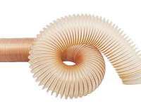 Tuyau d'aspiration plat à paroi intérieure en polyuréthane (PU) et TPU, renforcé en spirale avec fil d'acier inoxydable recouvert de cuivre