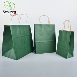 High Quality Portable Black Kraft Cardboard Wine Paper Bag Customized Logo Take-Away Gift Packaging for Clothing and <b>Shoes</b> - Product Image 1