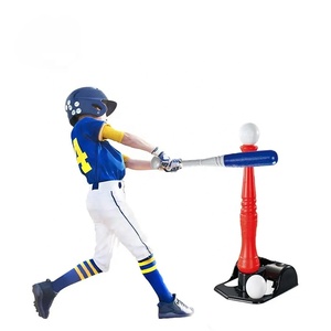 Jinying - Juego de Béisbol Educativo de Plástico, Máquina Lanza Bolas, Bate de Béisbol, Juguete Deportivo para Exteriores, Juego de T-Ball, Juguetes de Béisbol para Niños - Product Image 4