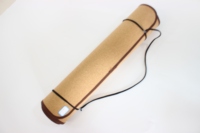 Tapis de yoga BESAYoga en TPE - Portable, épais, avec support pour tablette, écologique, antidérapant, protection des genoux, exercice physique