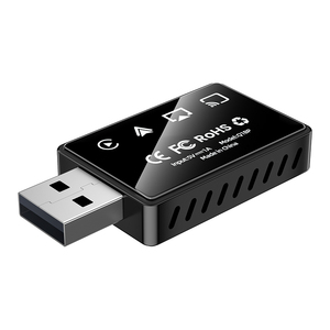 Adaptateur de <span class=keywords><strong>voiture</strong></span> sans fil USB Type-C 4-en-1 en verre noir et métal avec CarPlay, Android Auto et Mirror Link - Product Image 3