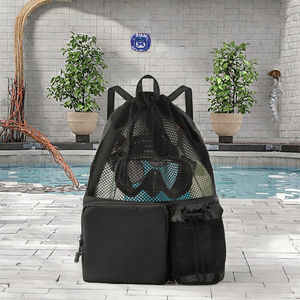 กระเป๋าเป้สะพายหลังว่ายน้ำชายหาดแบบปรับแต่งได้กระเป๋าหูรูดกันน้ำแยกเปียกและแห้งดีไซน์ทันสมัย - Product Image 3