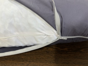 Oreiller de grossesse en forme de C, pour femmes enceintes, conçu pour dormir au <span class=keywords><strong>lit</strong></span>, <span class=keywords><strong>d</strong></span>'<span class=keywords><strong>allaitement</strong></span>, nouvelle collection, 100% coton - Product Image 3