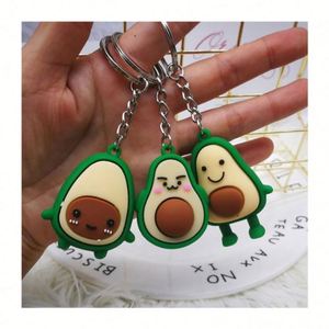 Avocado <b>Custom</b> Made PVC 3D Fruit <b>Keychain</b> for Car Pendants Promotional Gifts - Product Image 1