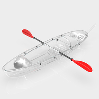 Feuilles de polycarbonate de haute qualité, transparentes, pour kayak, coque monobloc, résistantes aux rayures, fond transparent, bateau pour le tourisme