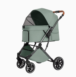 Poussette pour animaux de compagnie imperméable en gros, avec maille respirante, pour chats et chiens, capacité 15 kg, système de transport pour sorties - Product Image 6