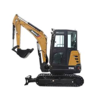 Mini-excavatrice de 4 tonnes SY35C, engin de terrassement sur chenilles, mini-excavatrice chinoise - Product Image 1