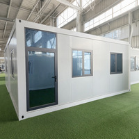 Maison mobile de luxe de 20 pieds, hôtel modulaire, mini-maison portable, appartement préfabriqué en acier et maison conteneur