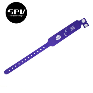 Có thể điều chỉnh in 13.56MHz siêu nhẹ C ntag 213 ntag 215 nhận dạng vé y tế <span class=keywords><strong>PVC</strong></span> RFID <span class=keywords><strong>NFC</strong></span> dùng một lần Dây đeo cổ tay - Product Image 1