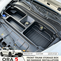Boîte de rangement avant pour ORA 5 2026, cache-moteur, plateau organisateur de compartiment, accessoires de voiture modifiés