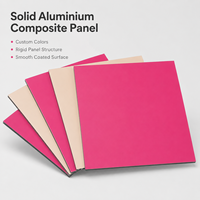 Panneaux ACP modernes pour usage intérieur et extérieur, tôles composites en aluminium pour la toiture et la décoration murale des maisons