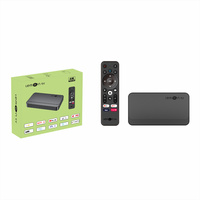 Expédié de France LEMON TV BoX Interface RJ45 10M/100M Adaptatif Android 10 Affichage 4K Décodeur 2 Go RAM 8 Go ROM Double Wi-Fi BT
