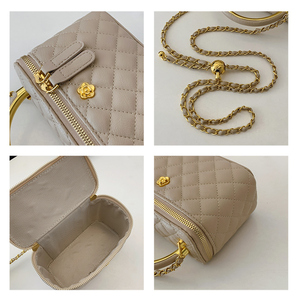 Bolso Bandolera Mini Acolchado para Mujer Joven con Correa de Cadena, Bolso de Mano Casual para Uso Diario, Bolso Pequeño de Hombro - Product Image 2