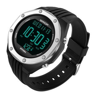 SANDA-reloj deportivo para hombre, cronógrafo Digital LED con termómetro ambiental, resistente al agua - Product Image 1
